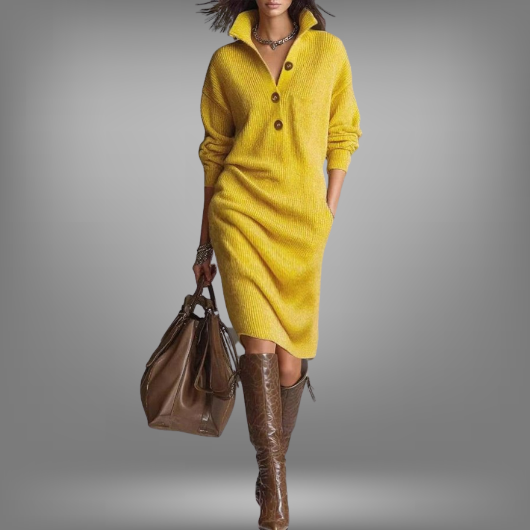 Celia Montiel | Vestido de punto cálido Jane